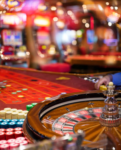 Live dealer studio with table view and camera setup